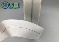 Nastro di spostamento di nylon tessuto bianco degli accessori degli indumenti con rivestimento
