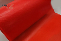 Ricamo caldo rosso della colata del LDPE che appoggia larghezza del tessuto 152cm