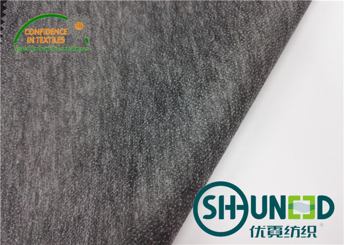 Nylon scrivente tra riga e riga fusibile del poliestere 50% del tessuto 50% del lavaggio 80°C degli enzimi per l'indumento