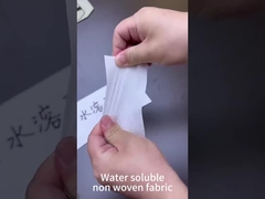 Di PVA del ricamo della protezione del tessuto peso materiale di Rolls 30gsm del tessuto non